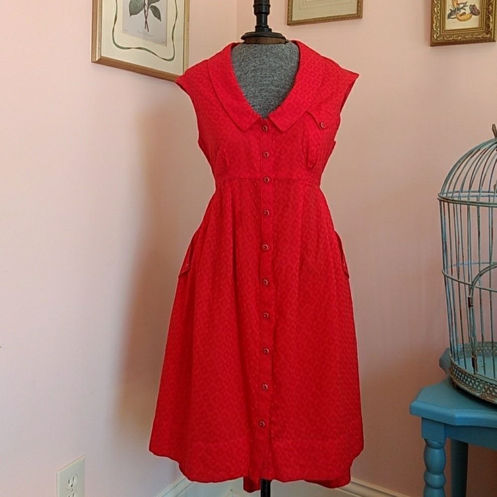 Anthropologie Cotton Summer Dress